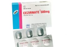 Cezirnate 500mg Thuốc Cezirnate 500mg - SĐK VD-12984-10