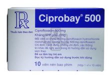 Ciprobay 500mg Thuốc Ciprobay 500mg - SĐK VN-5389-01