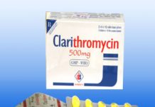 Clarithromycin 500mg Thuốc Clarithromycin 500mg - SĐK VNB-1941-04