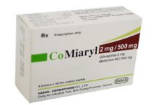 Comiaryl 2mg/500mg Thuốc Comiaryl 2mg/500mg - SĐK VD-12002-10