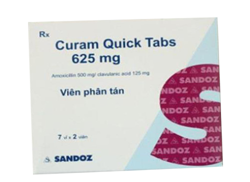Curam Quicktabs 625mg - SĐK VN-18638-15 Thuốc Curam Quicktabs 625mg - SĐK VN-18638-15