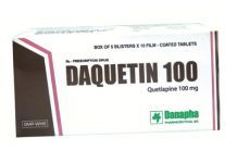 Daquetin 100 Thuốc Daquetin 100 - SĐK VD-26066-17