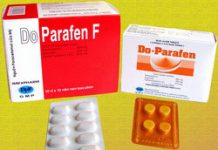 Do Parafen F Thuốc Do Parafen F - SĐK VNB-2744-05
