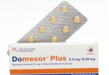 Domecor plus 2,5mg/6,25mg Thuốc Domecor plus 2