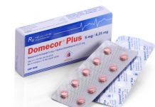 Domecor plus 5 mg/6,25 mg Thuốc Domecor plus 5 mg/6