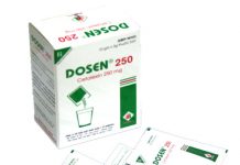 Dosen 250 mg Thuốc Dosen 250 mg - SĐK VD-27379-17