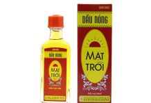 Dầu nóng Mặt Trời Thuốc Dầu nóng Mặt Trời - SĐK VD-0963-06
