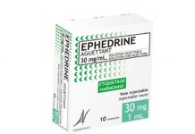Ephedrine Aguetant 30mg/10ml Thuốc Ephedrine Aguetant 30mg/10ml - SĐK VN-20793-17