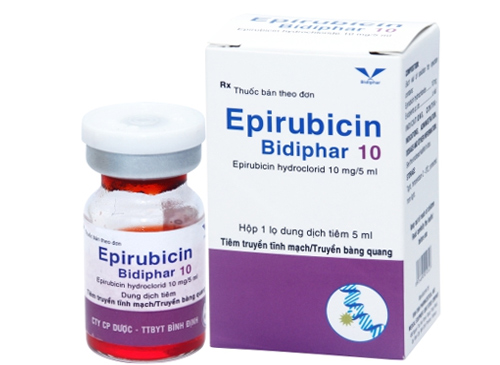 Epirubicin Bidiphar 10 - SĐK QLĐB-636-17 Thuốc Epirubicin Bidiphar 10 - SĐK QLĐB-636-17