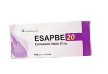 Esapbe 20 Thuốc Esapbe 20 - SĐK VN-12822-11