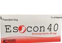 Esocon 40 Thuốc Esocon 40 - SĐK VN-12353-11
