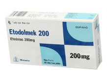 Etodolmek 200 Thuốc Etodolmek 200 - SĐK VD-18074-12