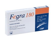 Fegra 180 Thuốc Fegra 180 - SĐK VD-5208-08