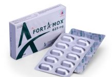 Fortamox 625 mg Thuốc Fortamox 625 mg - SĐK VD-30020-18