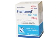 Frantamol Trẻ em 150mg Thuốc Frantamol Trẻ em 150mg - SĐK VD-27399-17