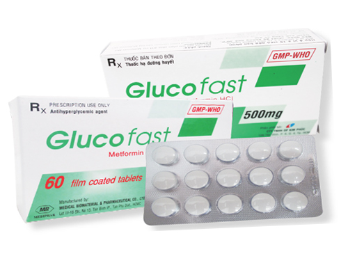Glucofast 500 - SĐK VD-2331-06 Thuốc Glucofast 500 - SĐK VD-2331-06