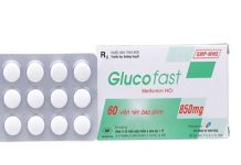 Glucofast 850 Thuốc Glucofast 850 - SĐK VD-2332-06