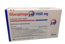 Glucophage XR 1000mg Thuốc Glucophage XR 1000mg - SĐK VN-15545-12