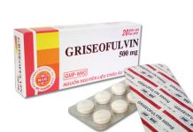 Griseofulvin 500mg Thuốc Griseofulvin 500mg - SĐK VD-1585-06