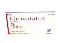 Grovatab 3 Thuốc Grovatab 3 - SĐK VD-15819-11