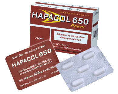 Hapacol 650 - SĐK VNB-3079-05 Thuốc Hapacol 650 - SĐK VNB-3079-05