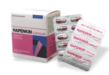 Hapenxin capsules-500mg Thuốc Hapenxin capsules-500mg - SĐK VD-2381-07