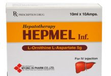 Hepmel inf. Thuốc Hepmel inf. - SĐK VN-10495-10