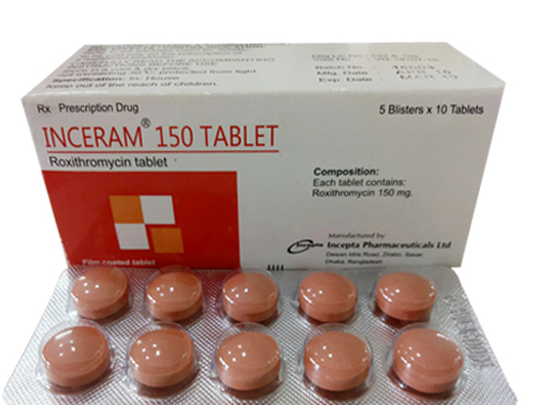 Inceram 150 tablet - SĐK VN-19107-15 Thuốc Inceram 150 tablet - SĐK VN-19107-15