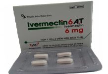 Ivermectin 6 A.T Thuốc Ivermectin 6 A.T - SĐK VD-26110-17