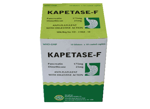 Kapetase - F - SĐK VD-11068-10 Thuốc Kapetase - F - SĐK VD-11068-10