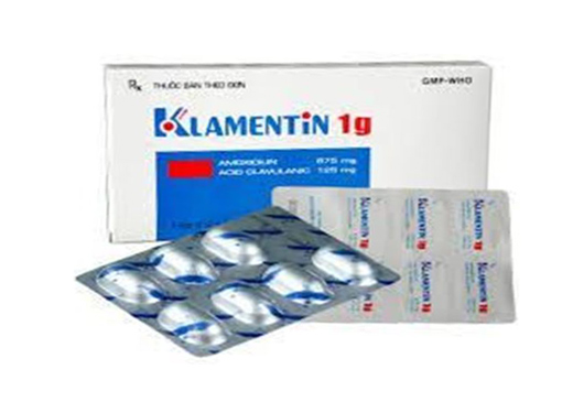 Klamentin 1g - SĐK VD-22422-15 Thuốc Klamentin 1g - SĐK VD-22422-15