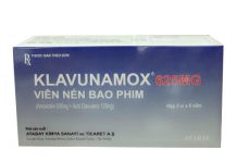 Klavunamox 625mg Thuốc Klavunamox 625mg - SĐK VN-17312-13