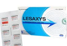 LESAXYS Thuốc LESAXYS - SĐK VD-18512-13