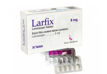 Larfix Tablets 8 mg Thuốc Larfix Tablets 8 mg - SĐK VN-19775-16