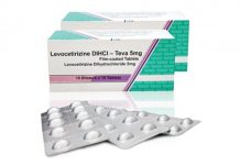 Levocetirizine DIHCI- Teva 5mg Thuốc Levocetirizine DIHCI- Teva 5mg - SĐK VN-17862-14
