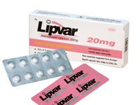 Lipvar 20mg Thuốc Lipvar 20mg - SĐK VD-1239-06