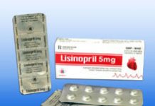 Lisinopril 5mg Thuốc Lisinopril 5mg - SĐK VD-0183-06