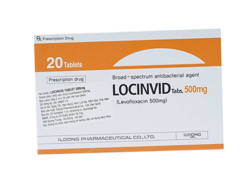Locinvid Tablet 500mg - SĐK VN-18687-15 Thuốc Locinvid Tablet 500mg - SĐK VN-18687-15