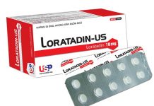 Loratadin – US Thuốc Loratadin - US - SĐK VD-21180-14