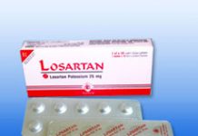 Losartan 25mg Thuốc Losartan 25mg - SĐK VNB-0928-03