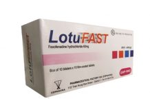 Lotufast Thuốc Lotufast - SĐK VD-26041-17