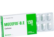 Mecefix-B.E 150 mg Thuốc Mecefix-B.E 150 mg - SĐK VD-29377-18
