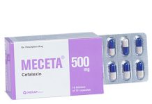 Meceta Thuốc Meceta - SĐK VD-16671-12