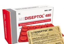 Mediseptol Thuốc Mediseptol - SĐK VD-26530-17
