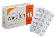 Medlon 16 Thuốc Medlon 16 - SĐK VD-24620-16