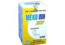Meko INH 150mg Thuốc Meko INH 150mg - SĐK VD-1037-06