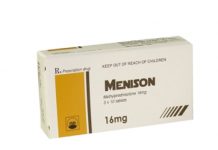Menison 16mg Thuốc Menison 16mg - SĐK VNA-4231-05