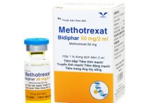 Methotrexat bidiphar Thuốc Methotrexat bidiphar - SĐK QLĐB-638-17