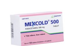 Mexcold 500 Thuốc Mexcold 500 - SĐK VD-24783-16
