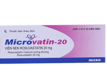 Microvatin-20 Thuốc Microvatin-20 - SĐK VN-8242-09